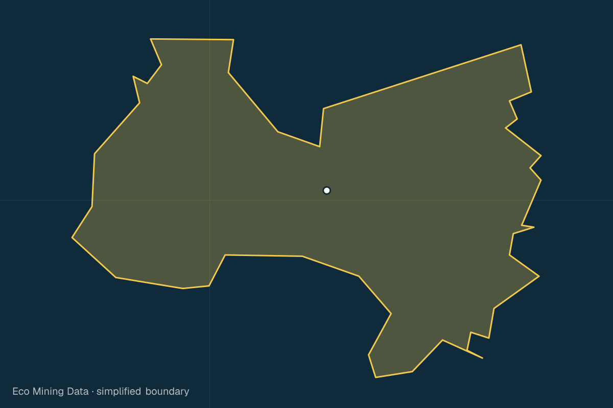 Static map of Aceh Utara Regency, Aceh, with a simplified boundary.