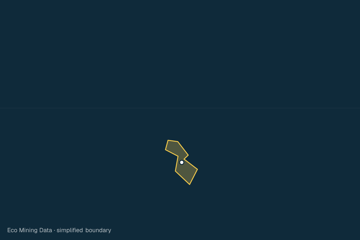 Static map of Kepulauan Sangihe Regency, North Sulawesi, with a simplified boundary; mining permits mainly emas,tembaga,lds.