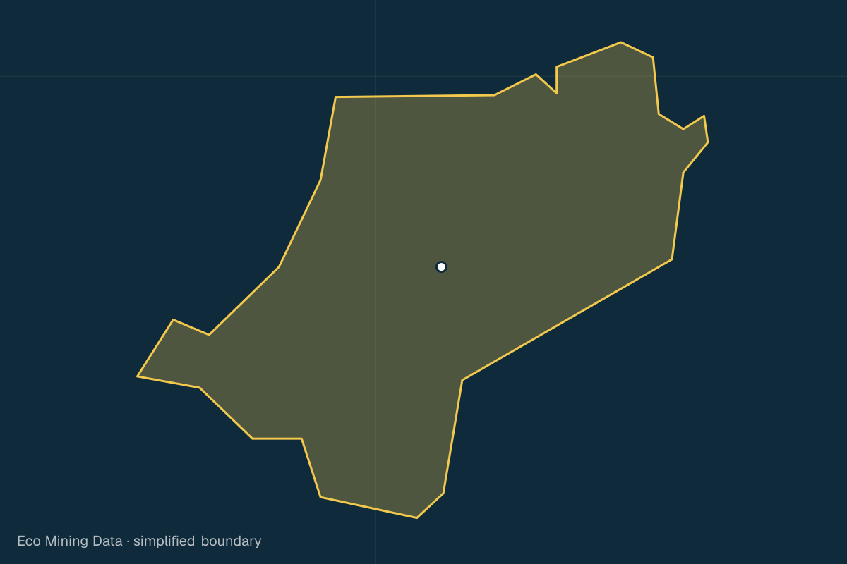 Static map of Singkawang City, Kalimantan Barat, with a simplified boundary; mining permits mainly stone & sand.