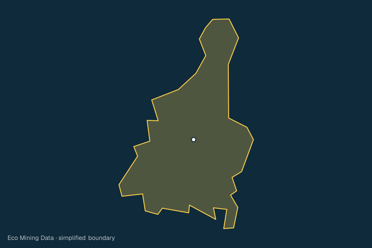 Static map of Lombok Tengah Regency, Nusa Tenggara Barat, with a simplified boundary; mining permits mainly stone & sand.