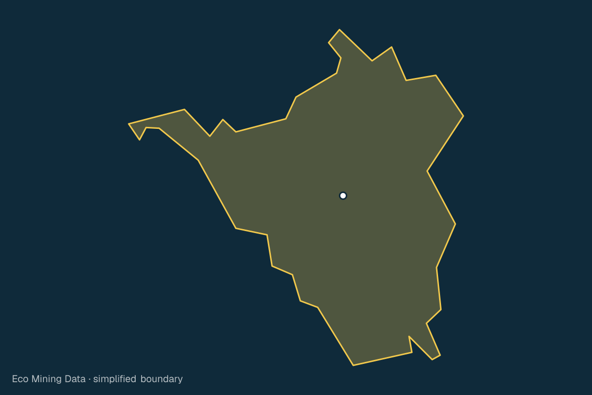 Static map of Nias Utara Regency, Sumatera Utara, with a simplified boundary.