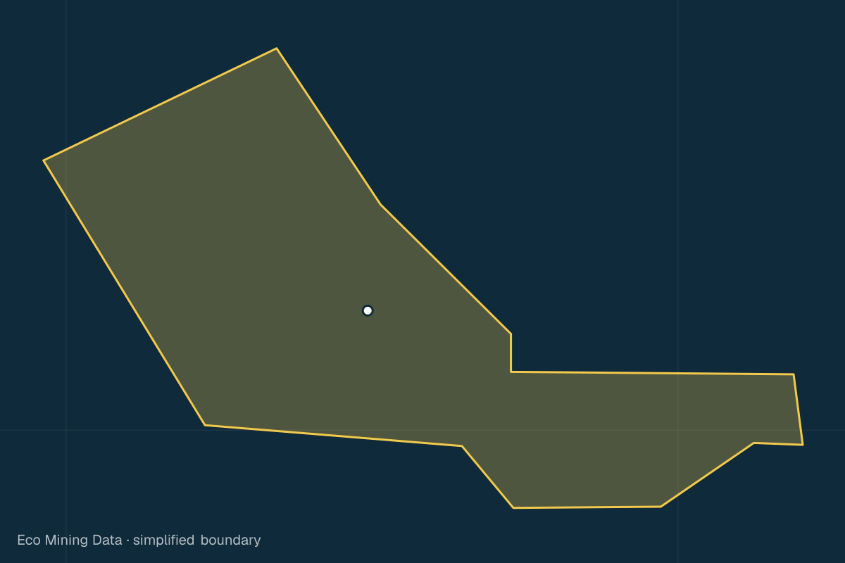 Static map of Paniai Regency, Papua Tengah, with a simplified boundary.