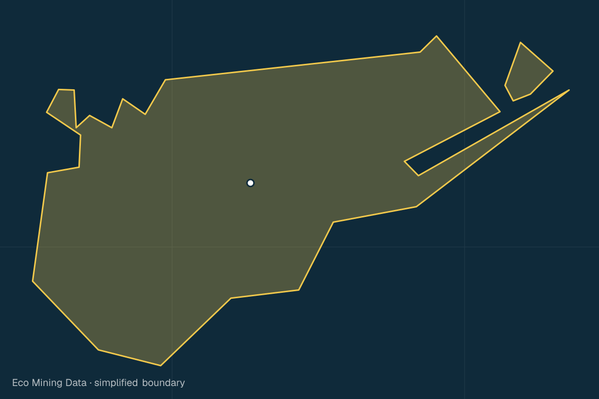 Static map of Pelalawan Regency, Riau, with a simplified boundary.