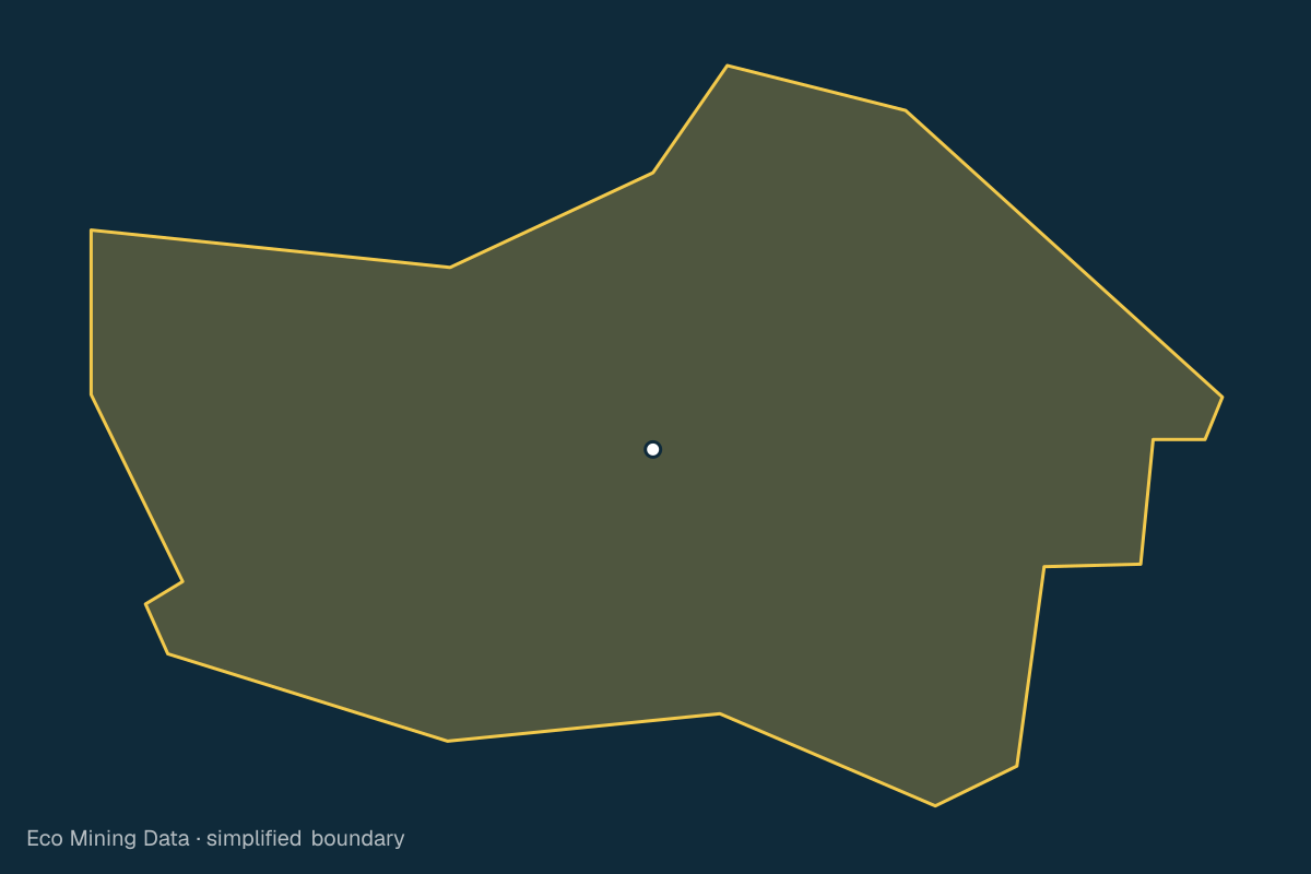 Static map of Rembang Regency, Jawa Tengah, with a simplified boundary; mining permits mainly limestone, quartz sand.