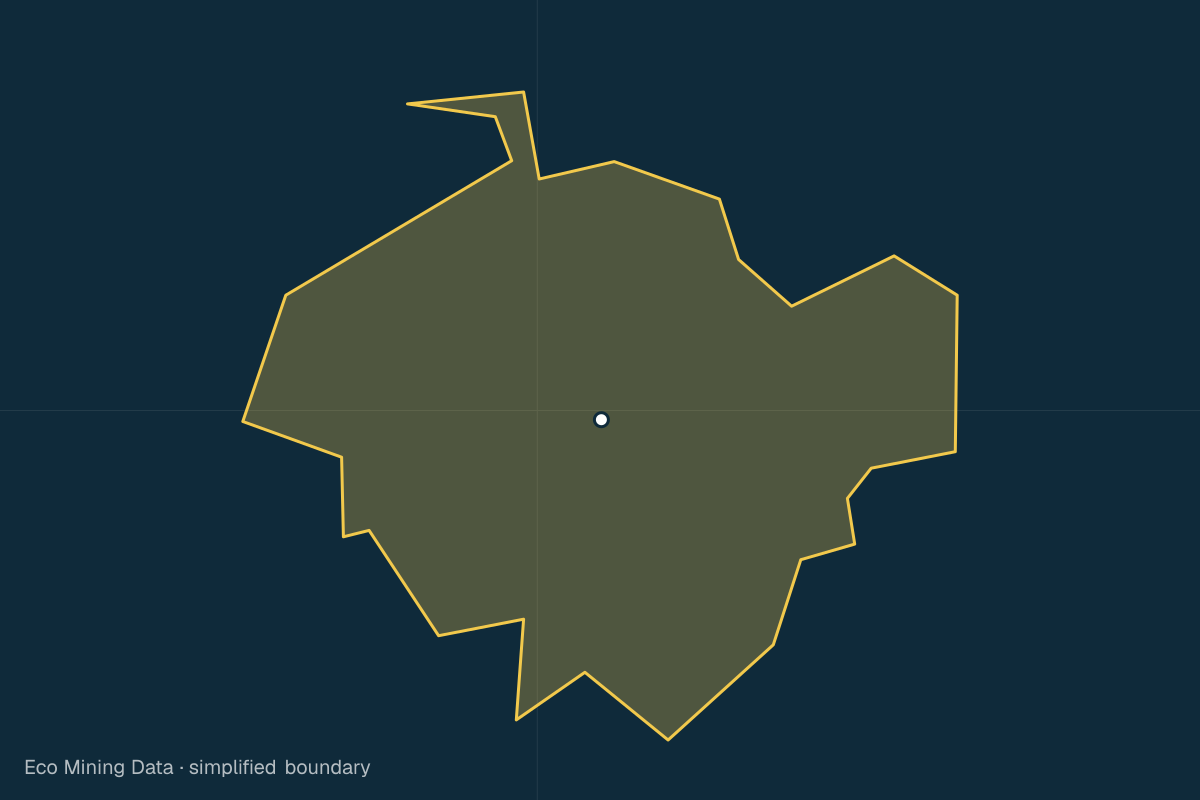 Static map of Tapanuli Utara Regency, Sumatera Utara, with a simplified boundary.