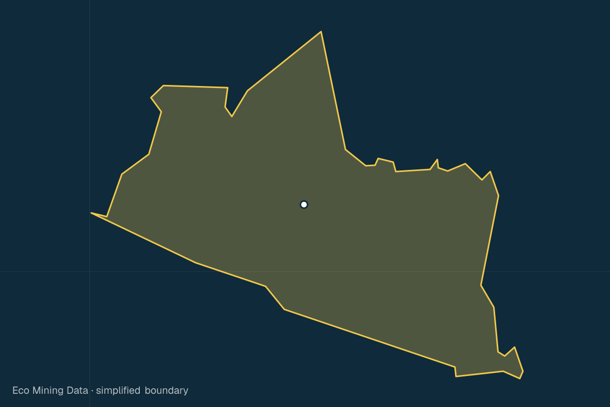 Static map of Yogyakarta province with a simplified boundary; mining permits mainly limestone, stone & sand.