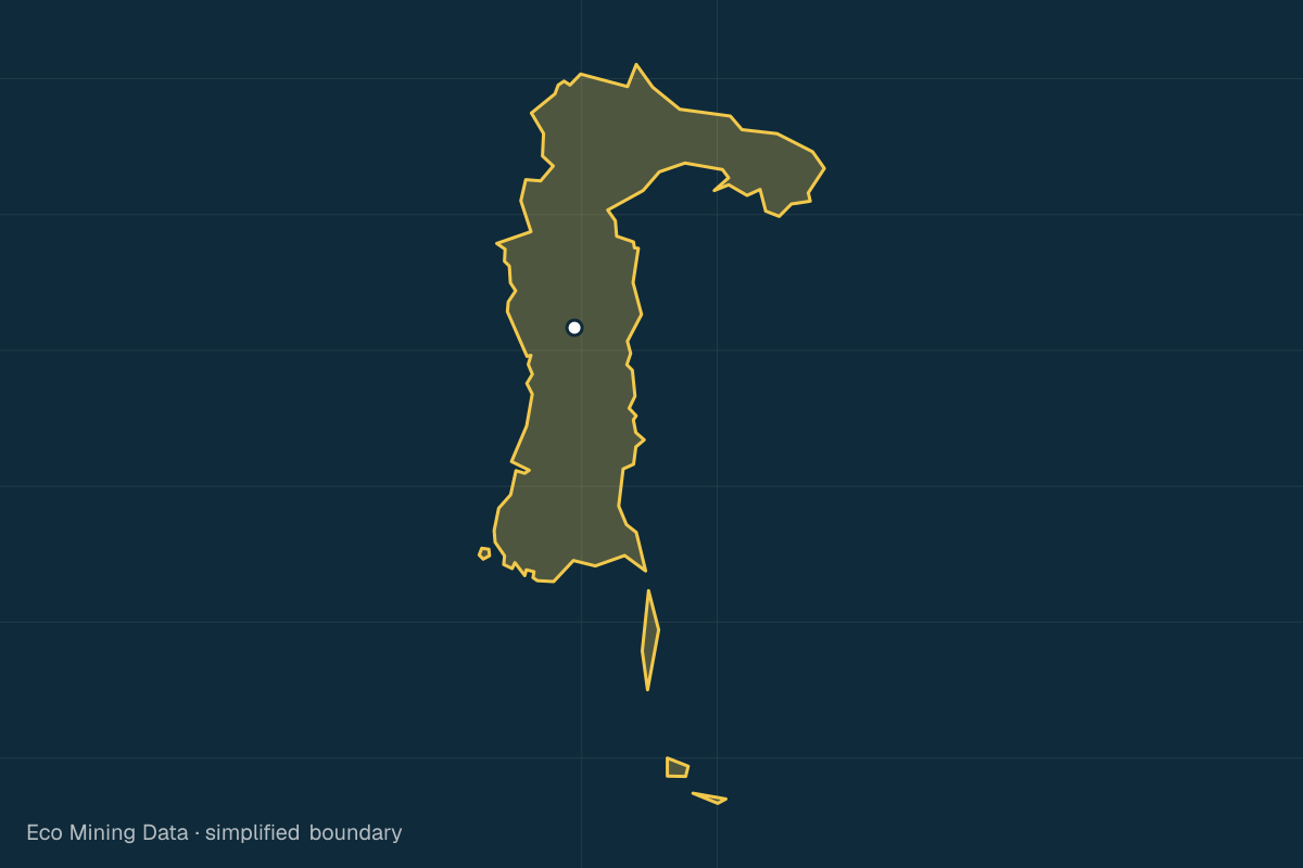 Static map of South Sulawesi province with a simplified boundary; mining permits mainly stone & sand, limestone.