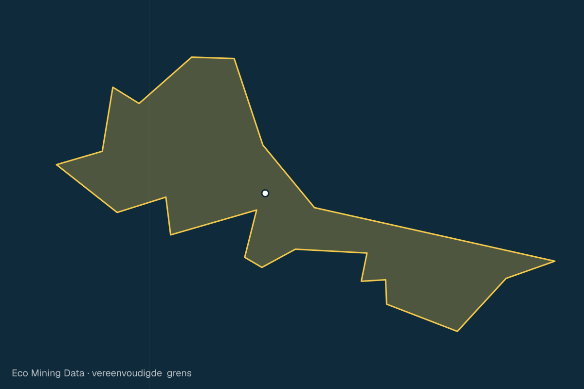 Statische kaart van Regentschap Bangka Tengah, Bangka-Belitung-eilanden, met vereenvoudigde grens; vergunningen vooral tin, kwartszand.