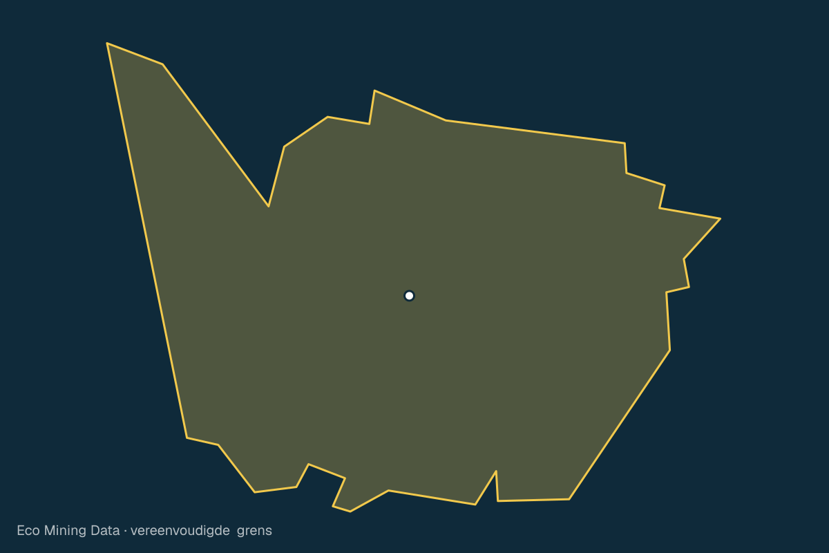 Statische kaart van Regentschap Klaten, Jawa Tengah, met vereenvoudigde grens; vergunningen vooral steen & zand.