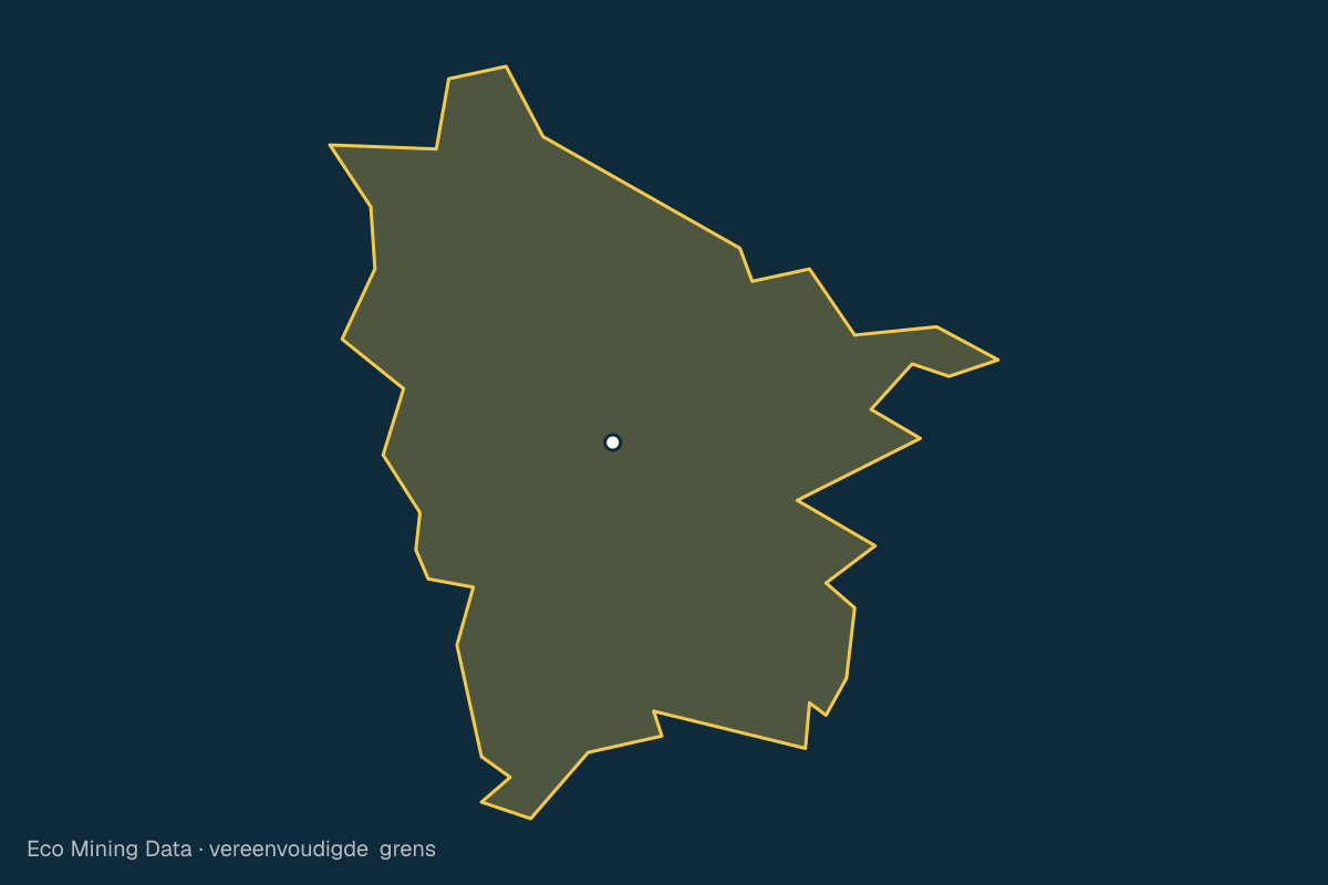 Statische kaart van Stad Tasikmalaya, Jawa Barat, met vereenvoudigde grens; vergunningen vooral steen & zand.