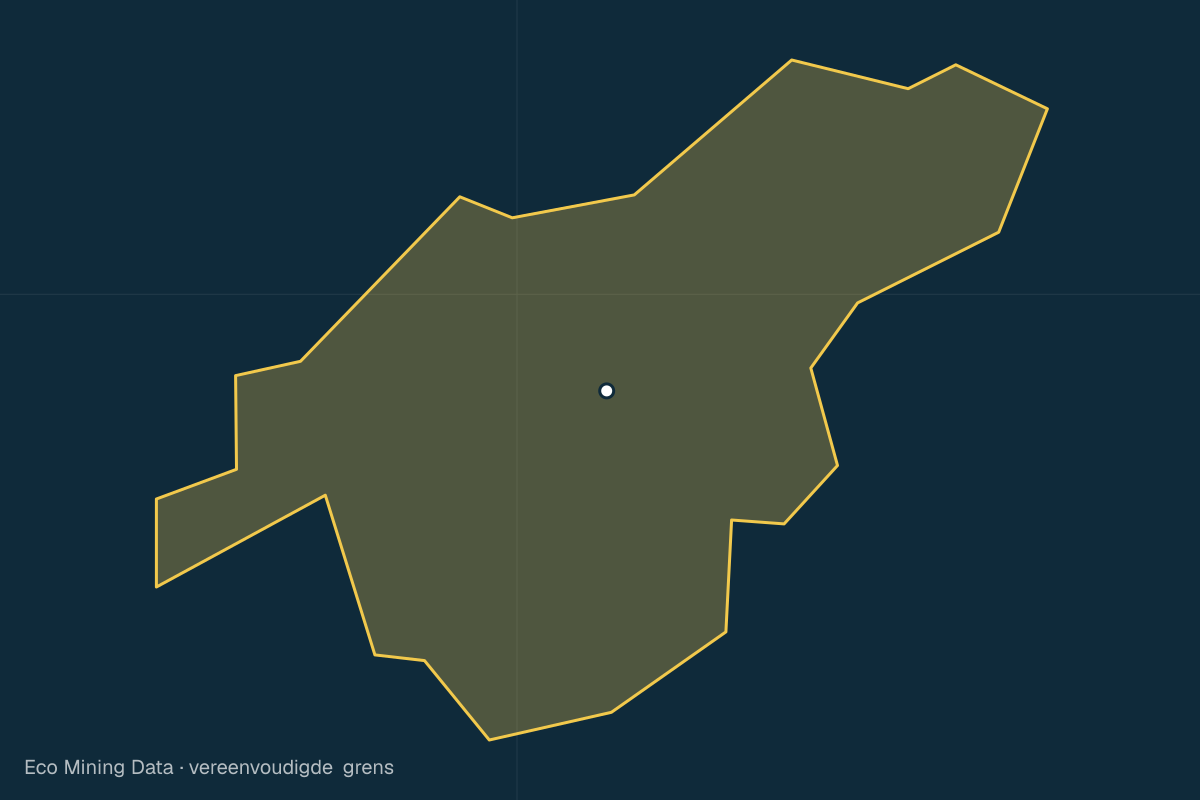 Statische kaart van Regentschap Ogan Komering Ulu, Sumatera Selatan, met vereenvoudigde grens; vergunningen vooral steenkool, kalksteen.