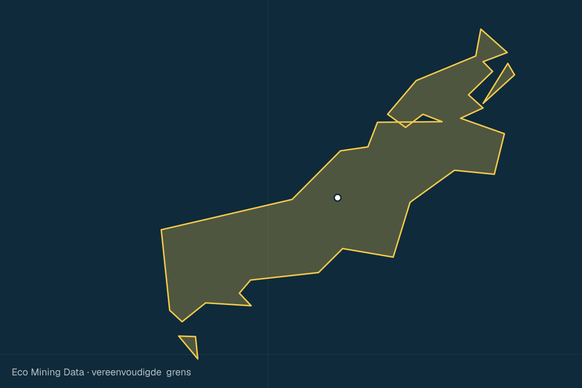 Statische kaart van Regentschap Rote Ndao, Nusa Tenggara Timur, met vereenvoudigde grens.