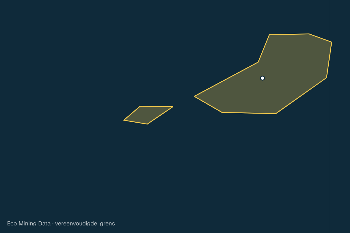 Statische kaart van Regentschap Sabu Raijua, Nusa Tenggara Timur, met vereenvoudigde grens; vergunningen vooral mangaan.