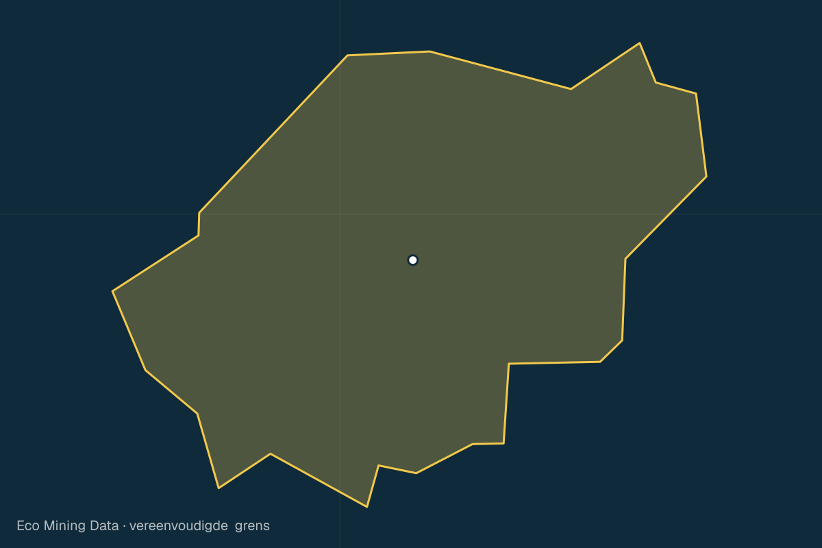 Statische kaart van Regentschap Tanjung Jabung Barat, Jambi, met vereenvoudigde grens; vergunningen vooral steen & zand, steenkool.